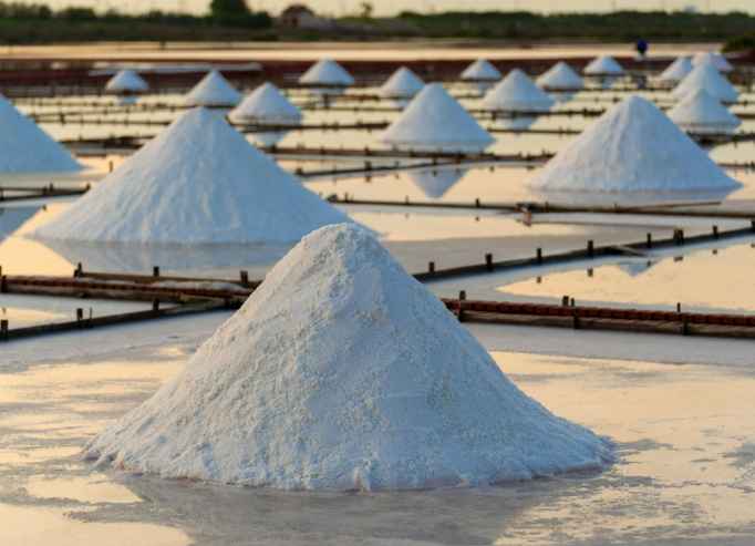 꽃소금 천일염 차이