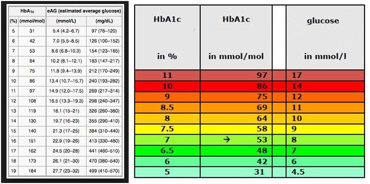 당화혈색소 정상수치